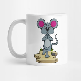 Mouse at Yoga Fitness Mug